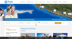 Desktop Screenshot of kroatie-vakantie-hotels.nl