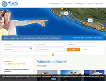 Tablet Screenshot of kroatie-vakantie-hotels.nl